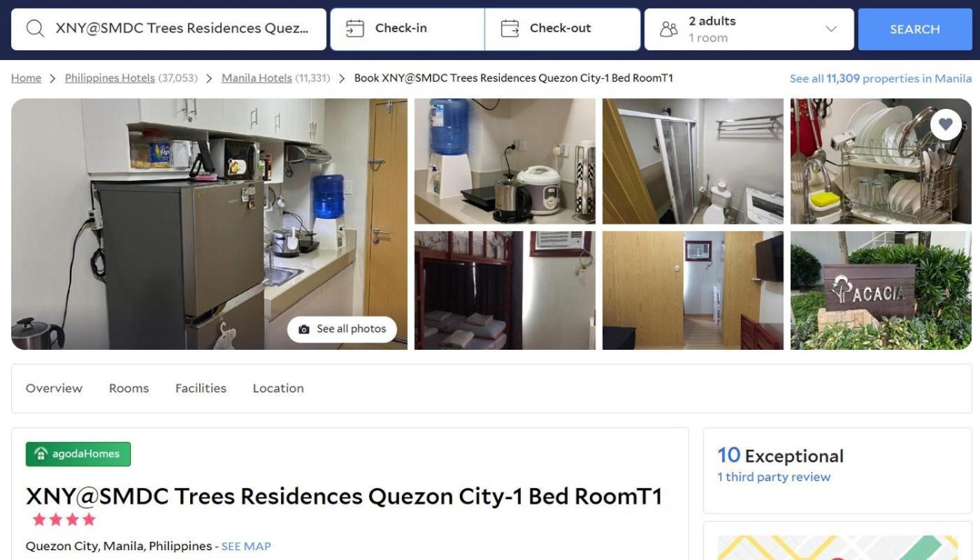 Xny@smdctreesresidences1bedt1 Fairview Quezon